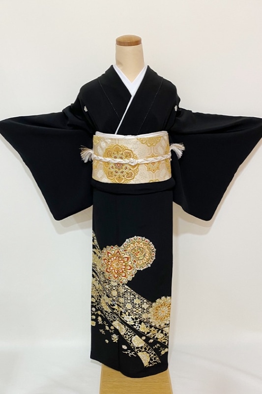 【レンタル留袖着物レンタル】結婚式/母親着物/黒留袖/黒留袖-73