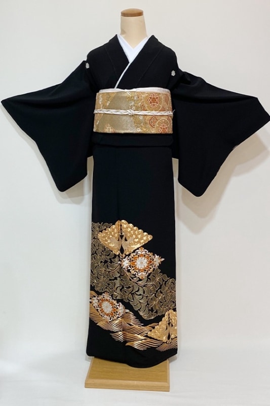 【レンタル留袖着物レンタル】結婚式/母親着物/黒留袖/黒留袖-74