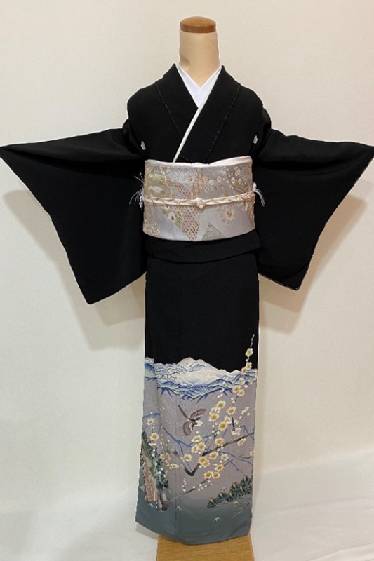 【レンタル留袖着物レンタル】結婚式/母親着物/黒留袖/黒留袖-72