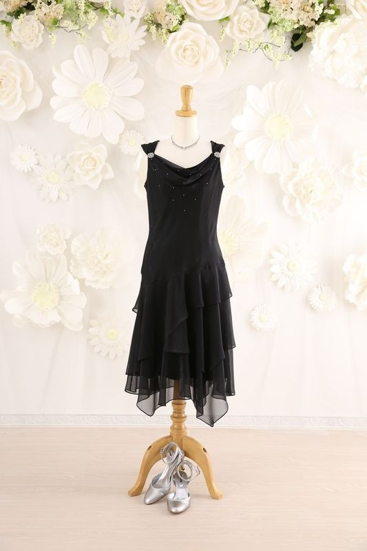 【結婚式パーティーお呼ばれドレスレンタル】結婚式/謝恩会/二次会/13号/13-176/Merci