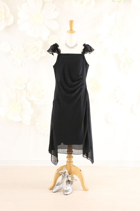 【結婚式パーティーお呼ばれドレスレンタル】結婚式/謝恩会/二次会/15号/15-123/Merci