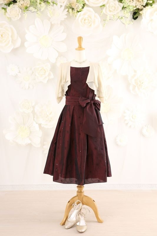 【結婚式パーティーお呼ばれドレスレンタル】結婚式/謝恩会/二次会/かわいい/レッド/13号/13-275/Merci