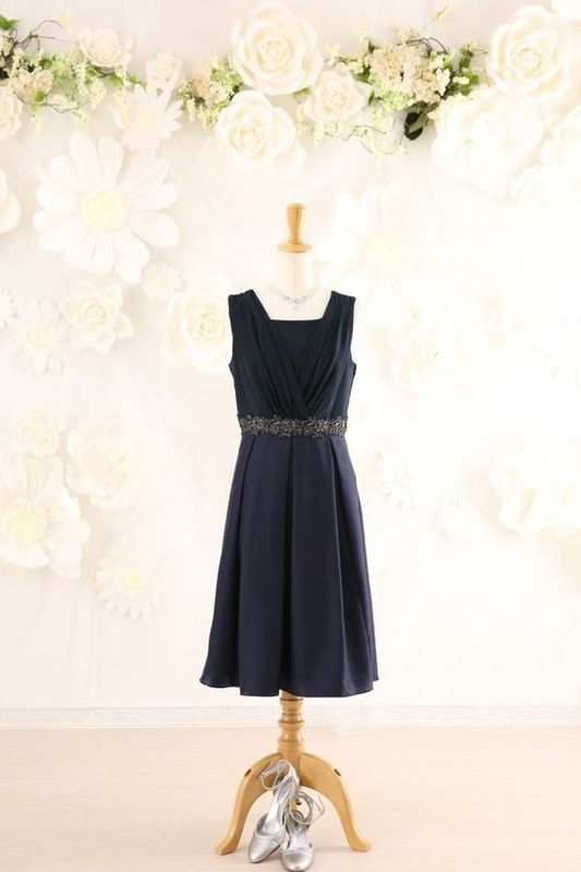 【結婚式パーティーお呼ばれドレスレンタル】結婚式/謝恩会/二次会/08-148・15号