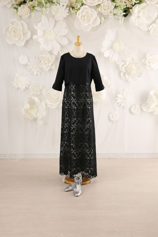 【結婚式パーティーお呼ばれミセスドレスレンタル】結婚式/二次会/13-310