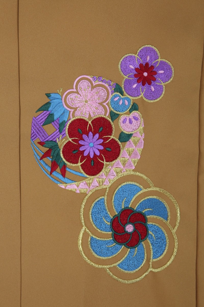 小学校卒業式150ミントグリーン 花柄刺繍 袴 その他
