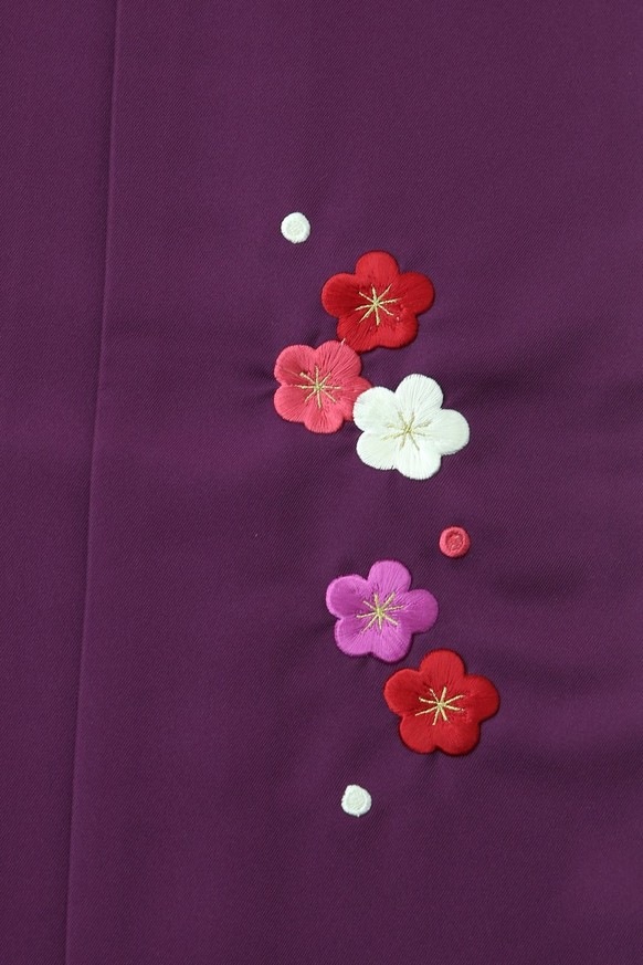 【卒業式袴レンタル/着物レンタル/通販レンタル】 ブランド/Kansai/学生袴/卒業式/小学生袴/かわいい袴/赤/紫/着物-228/袴-116