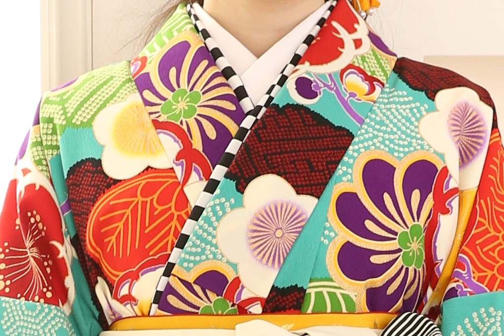 【卒業式袴レンタル/着物レンタル/通販レンタル】　ブランド袴/JAPANSTYLE×中村里砂　/学生袴/卒業式/小学生袴/かわいい袴/水色/白/赤/着物-378/袴-250