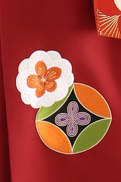 【卒業式袴レンタル/着物レンタル/通販レンタル】　kansai/学生袴/先生袴/卒業式/小学生袴/モダン/黄色/赤/緑/着物-433/袴-291