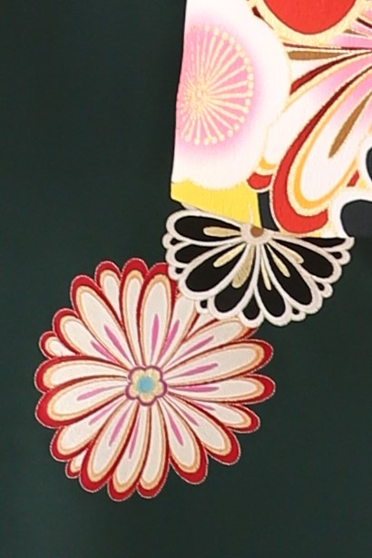 【卒業式袴レンタル/着物レンタル/通販レンタル】　kansai/学生袴/先生袴/卒業式/小学生袴/モダン/黄色/赤/緑/着物-387/袴-249