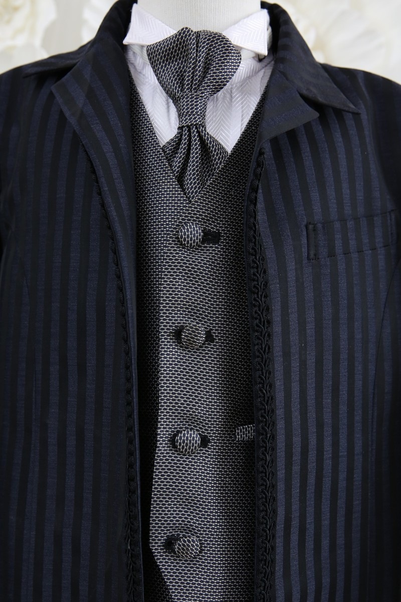 【結婚式パーティーお呼ばれ男の子フォーマル・男の子レンタル】結婚式/発表会/男の子スーツ/男の子タキシード/紺/5歳用/J5-26（100）