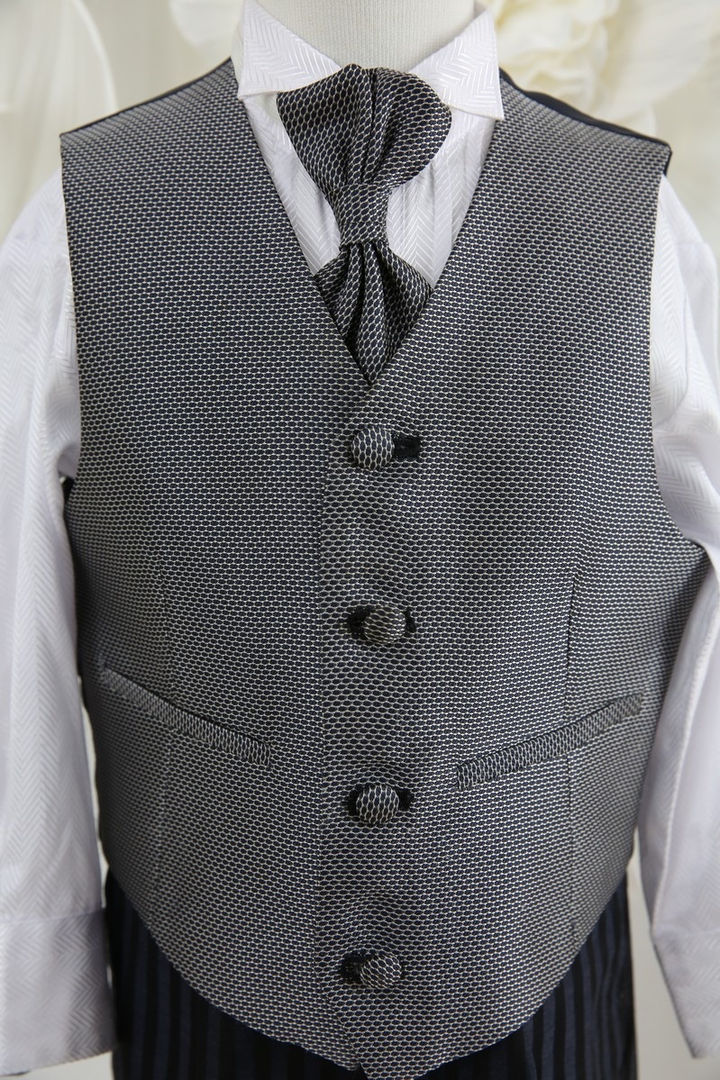 【結婚式パーティーお呼ばれ男の子フォーマル・男の子レンタル】結婚式/発表会/男の子スーツ/男の子タキシード/紺/5歳用/J5-26（100）