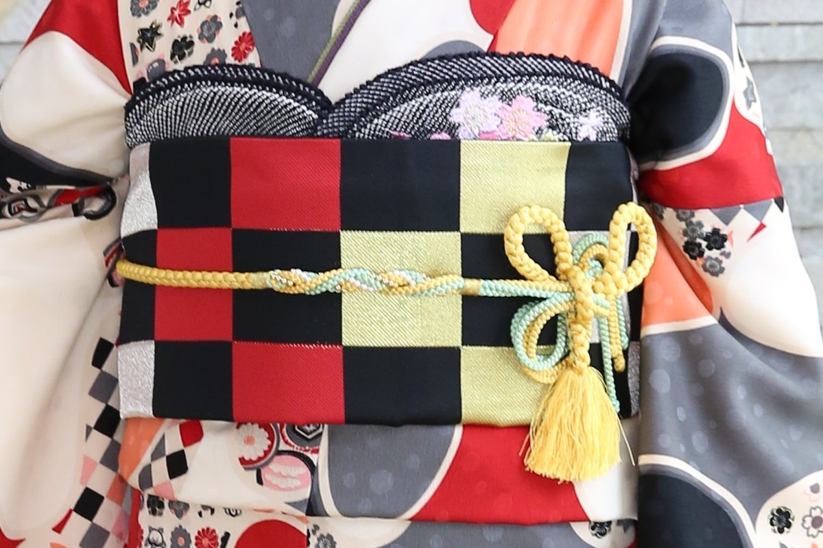 【振袖レンタル 成人式 結婚式 着物レンタル 前撮り】成人式/振袖//ブランド/モダンアンテナ/グレー/振袖-476