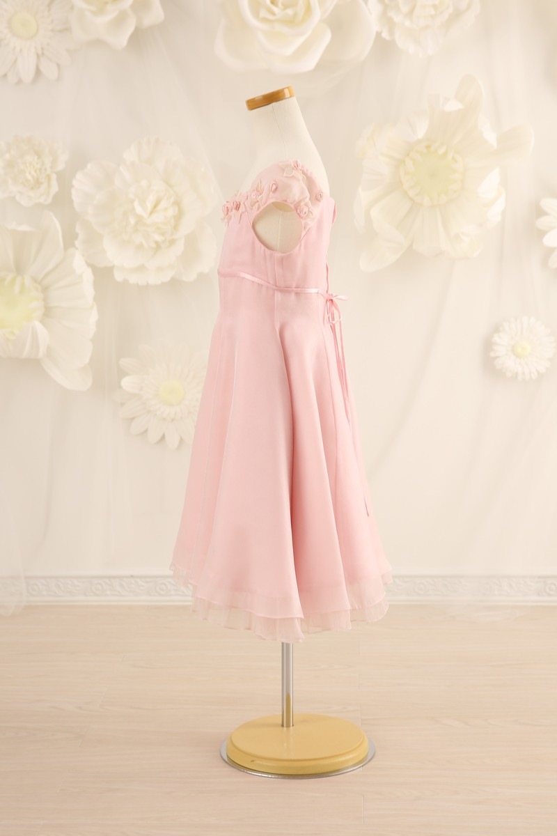 【女の子ドレスレンタル】【子供ドレスレンタル結婚式　発表会】　結婚式/発表会/かわいい/ピンク/G5-103（5才）