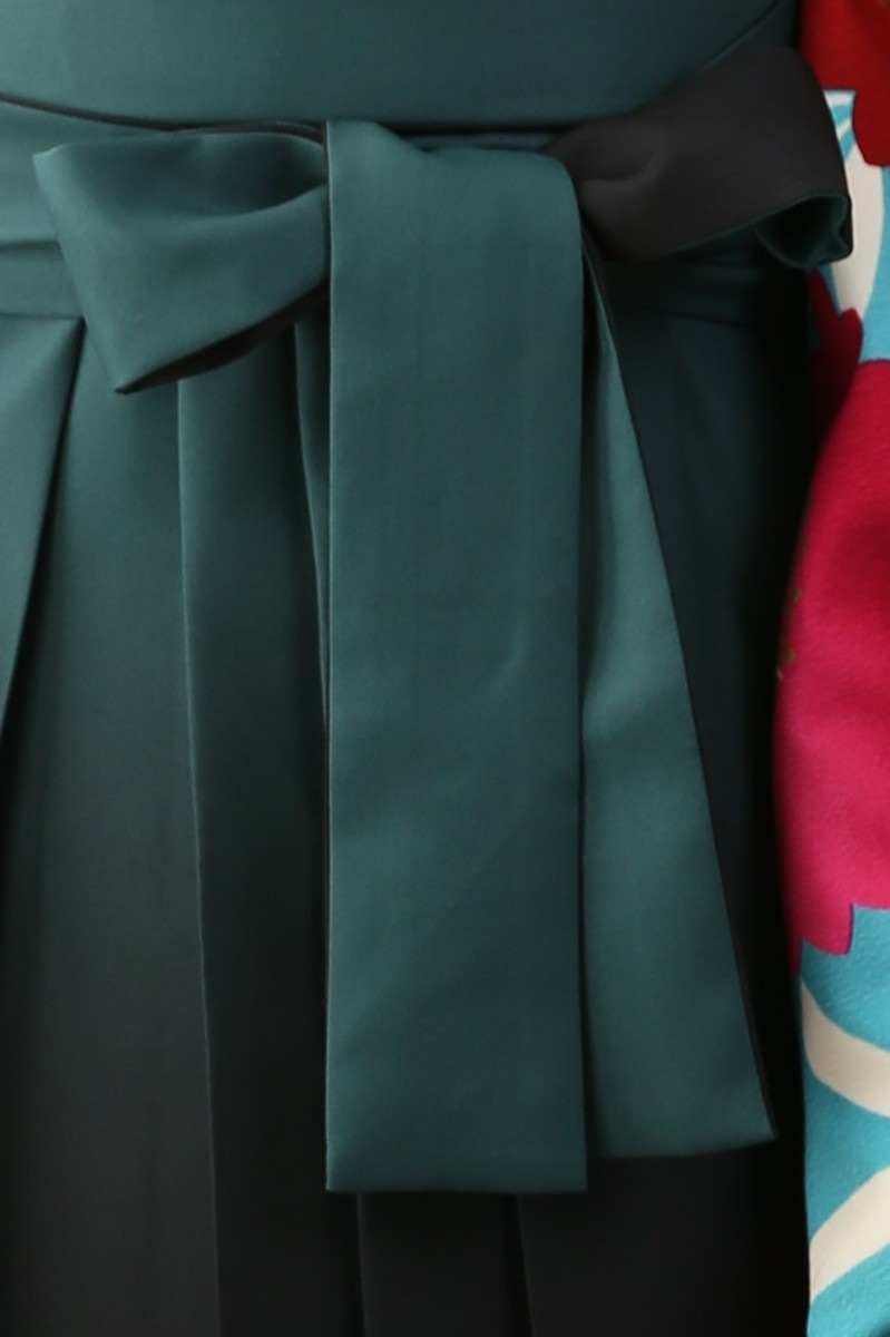 【卒業式袴レンタル/着物レンタル/通販レンタル】　ブランド　九重／学生袴/卒業式/小学生袴/かわいい袴/水色/ピンク/グリーン/着物-376/袴-217