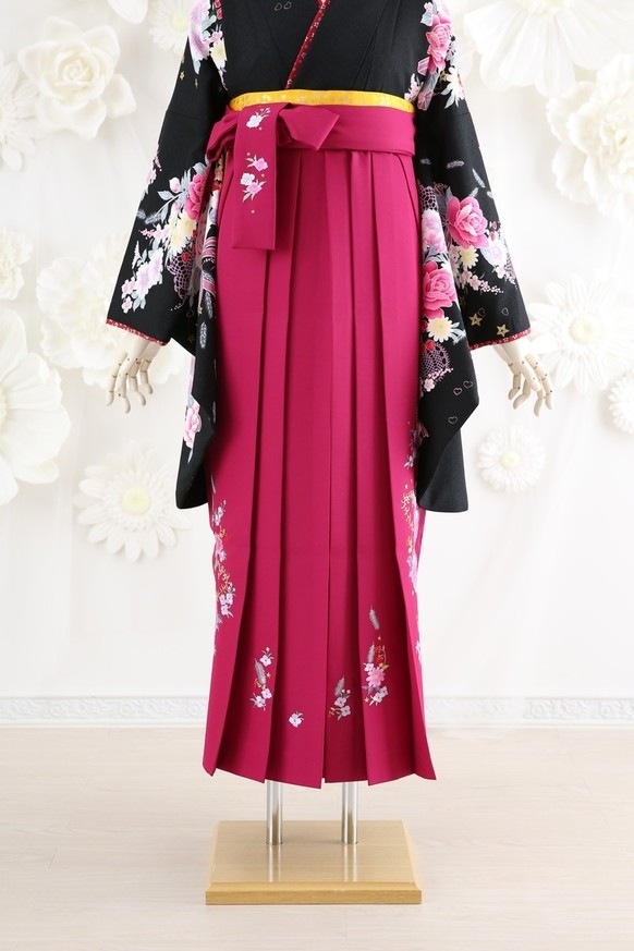 新品 卒業袴 卒袴 ピンク袴セット袴丈91㎝ 小振袖2尺