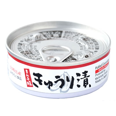 きゅうり漬キムチ味 缶詰 | たくあんの缶詰 | 宮崎県田野町 道本食品