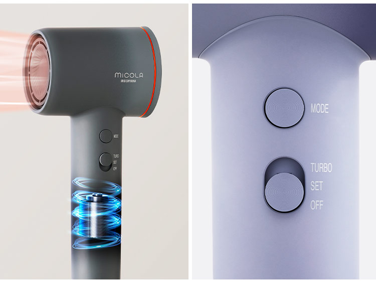 miCOLA ヘアドライヤー HDR-M301 ダークグレー Amazon | アイリスオーヤマ MiCOLA ヘアドライヤー HDR-M301-H