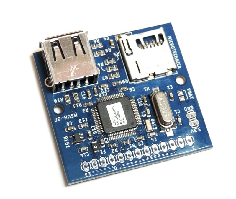 microSD™・USBメモリー シリアルアクセスボード [MSUH-3F] | GHI社製品