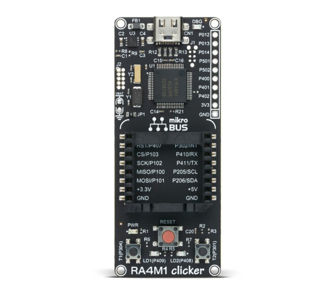 ルネサスエレクトロニクスRA4M1マイコン(Cortex-M4)評価ボード [RA4M1