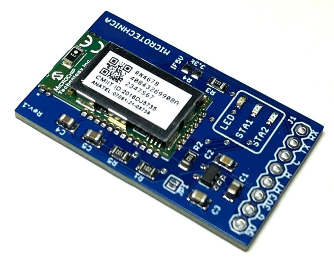 RN4678搭載 Bluetooth®5.0デュアルモード対応(BLE + Classic