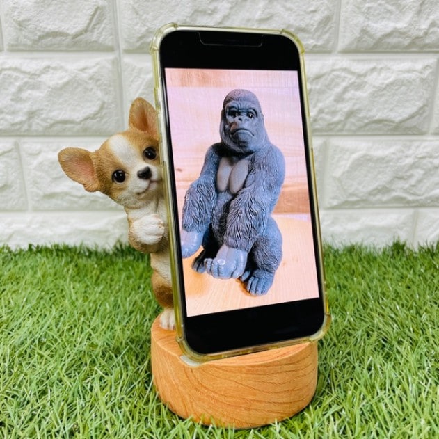 スマホスタンド チワワ woobia ウービア 犬 イヌ いぬ 卓上 アニマル