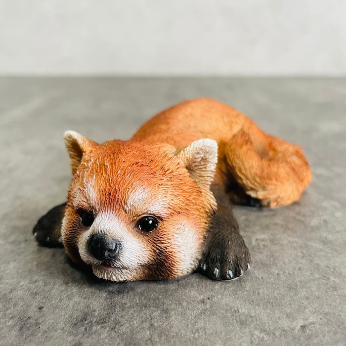 かわいい 置物 レッサーパンダ カップフタ押さえ woobia ウービア