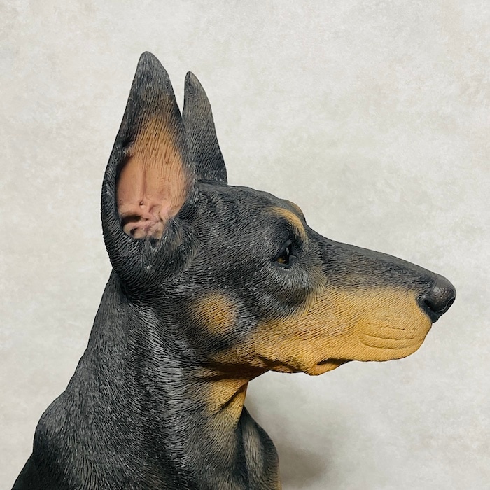 ドーベルマン(犬)置き物 インテリア 楽天市場】ドーベルマン犬 置物 リアル インテリア フィギュア