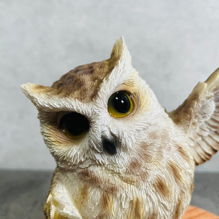 スマホスタンド ミミズク woobia ウービア フクロウ 動物 卓上