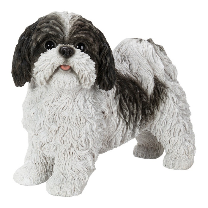 イタリア製　シーズーの置物 シーズー 置物 犬 インテリア オブジェ 陶器 オーナメント