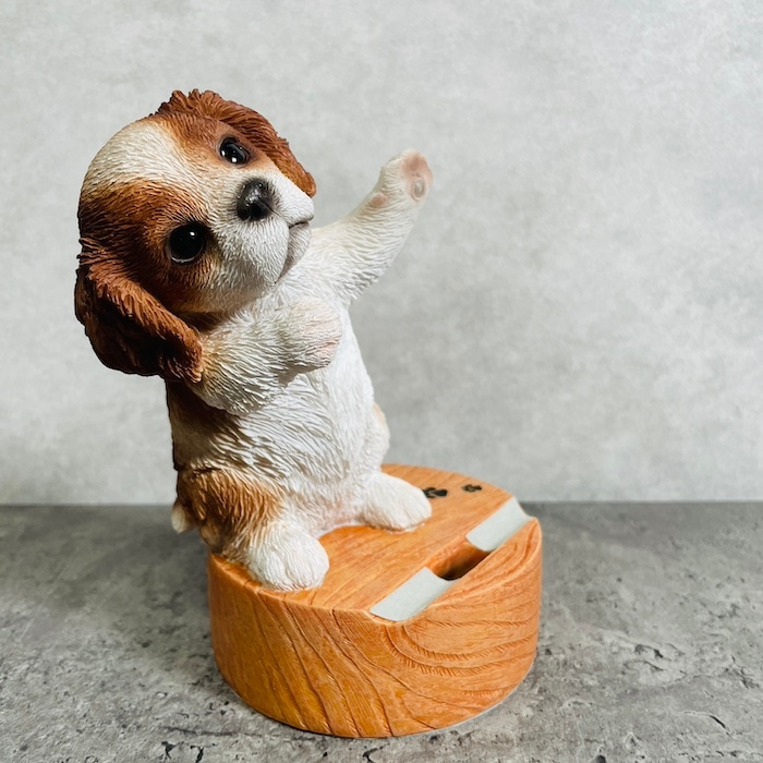 スマホスタンド キャバリア woobia ウービア 犬 イヌ いぬ 卓上