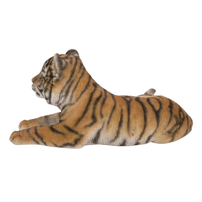置物 寝そべるタイガー 中 虎グッズ 高さ15cm woobia ウービア