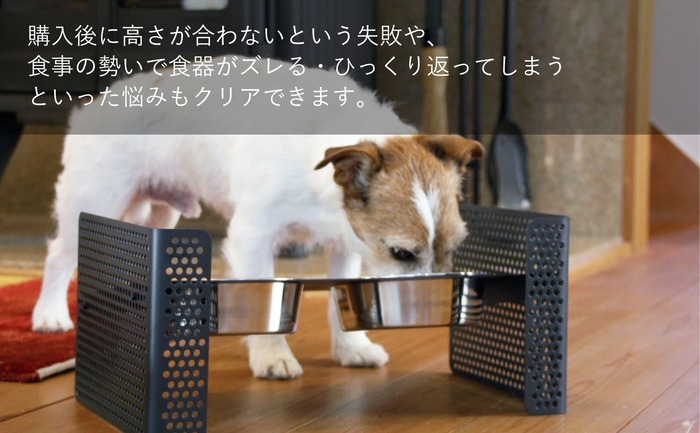 【Pet Table Hinoki】　犬用食器台　No.1387 Pet Table Hinoki】 犬用食器台 No.1387 Pet Table Hinoki】 犬