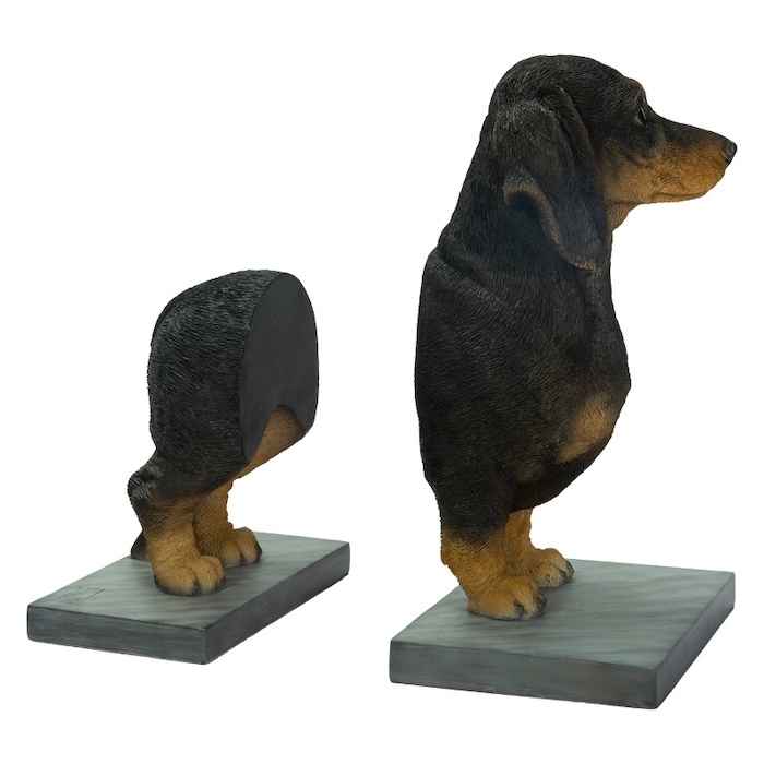 おしゃれなダックスフンドの本立て グッズ ブックスタンド ブック