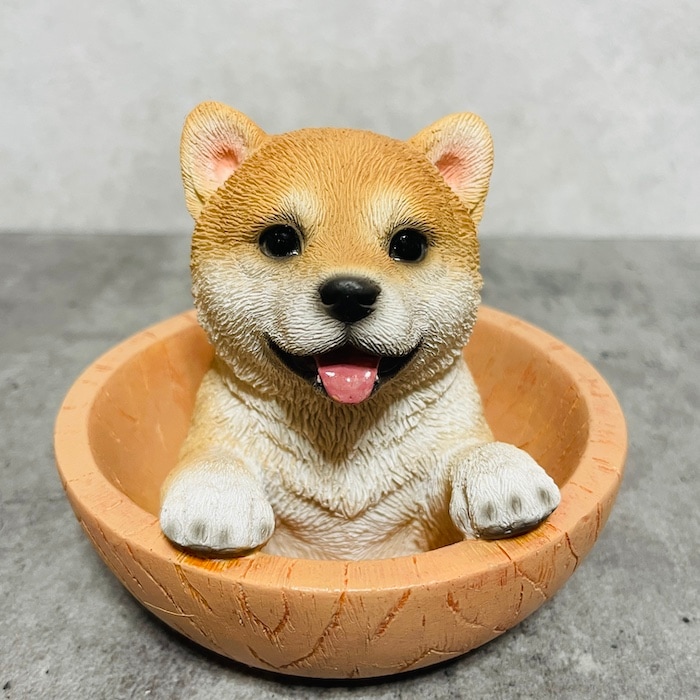 かわいい 犬 置物 柴犬マグネットクリップ入れ 小物 woobia ウービア