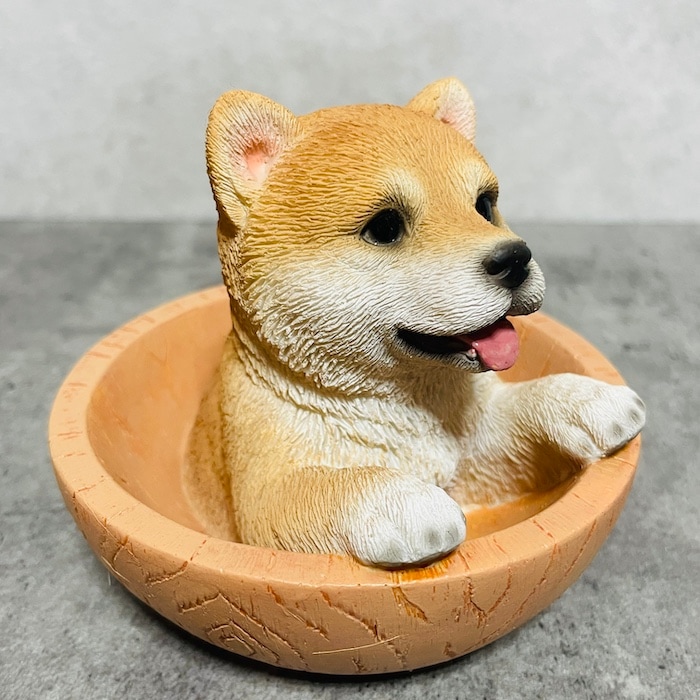 かわいい 犬 置物 柴犬マグネットクリップ入れ 小物 woobia ウービア