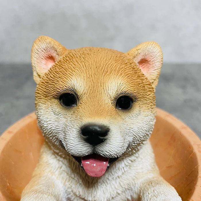 かわいい 犬 置物 柴犬マグネットクリップ入れ 小物 woobia ウービア