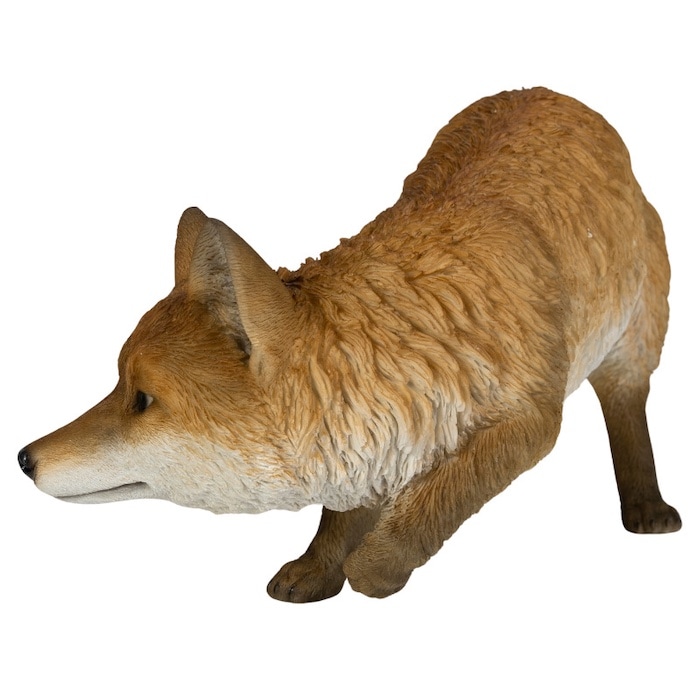 置物 動きだすキツネ 虎グッズ 高さ23cm woobia ウービア 大きい