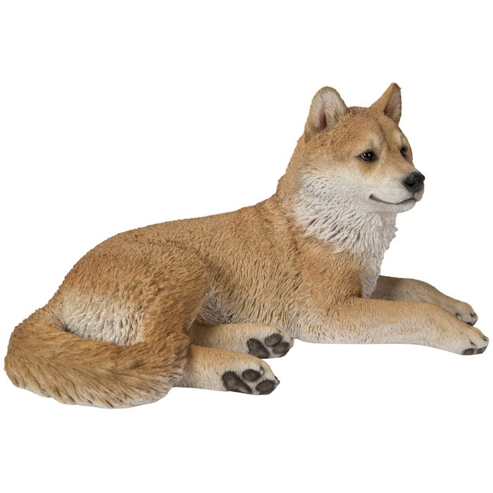 柴犬 置物 大きい おしゃれ リラックス柴犬 中 犬グッズ 横幅56cm