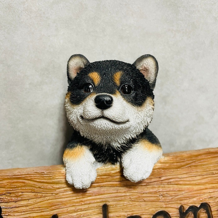 【最終値下げ！】 メニューボード 付き 犬 の 置物 最終値下げ！】 メニューボード 付き 犬 の 置物 最終値下げ