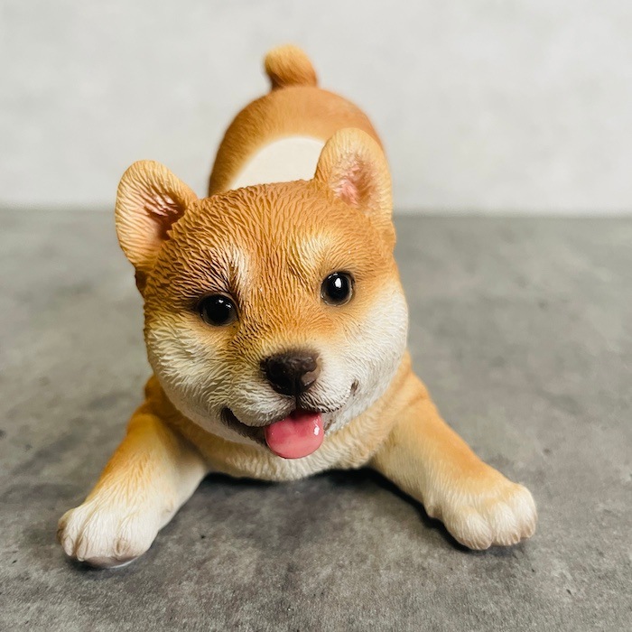 スマホスタンド 寝そべる柴犬 グッズ woobia ウービア 犬 イヌ いぬ