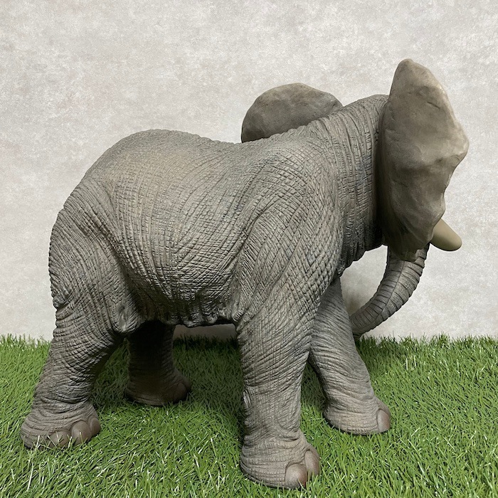 置物 ゾウ 象 中 高さ37cm 縁起物 風水 woobia ウービア 大きい