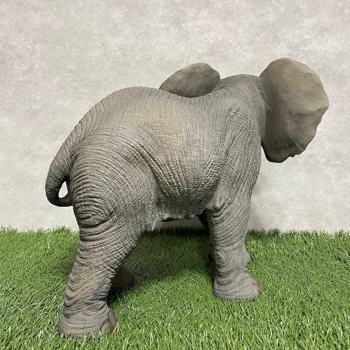 置物 ゾウ 象 中 高さ37cm 縁起物 風水 woobia ウービア 大きい