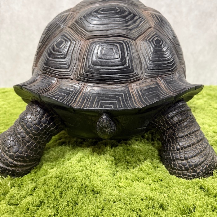 置物 首を伸ばすカメ 大 亀 高さ26.5cm woobia ウービア 大きい