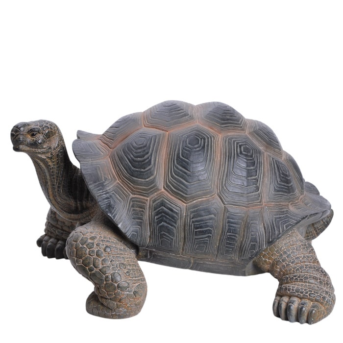 置物 首を伸ばすカメ 大 亀 高さ26.5cm woobia ウービア 大きい