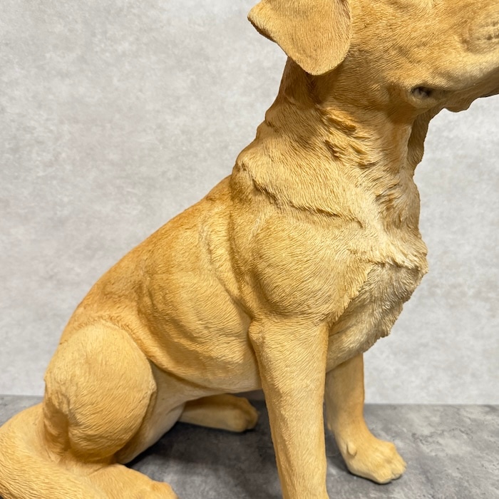 置物 お座りラブラドール・レトリバー 犬 イヌ 特大 高さ54cm woobia