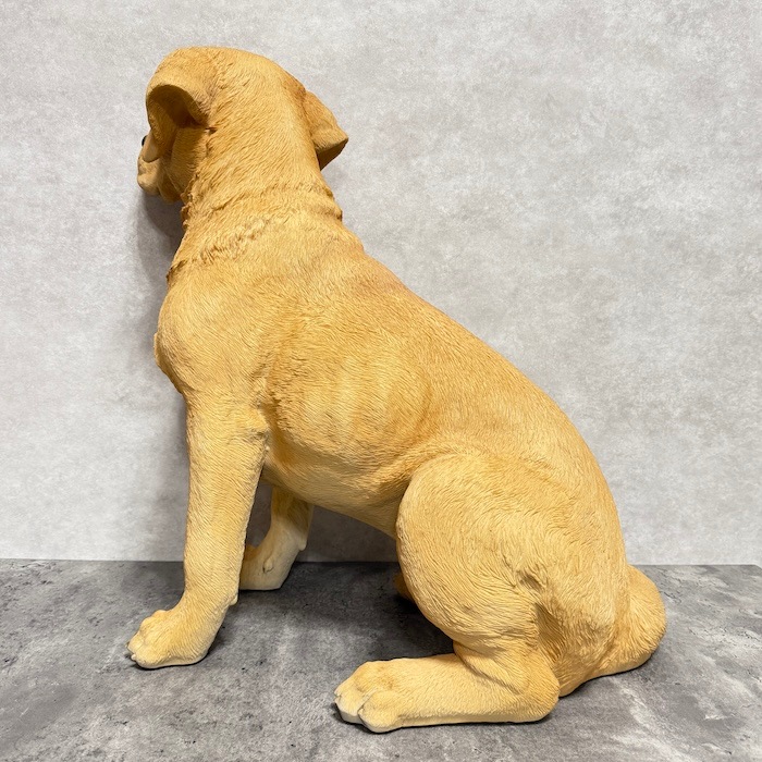 置物 お座りラブラドール・レトリバー 犬 イヌ 特大 高さ54cm woobia