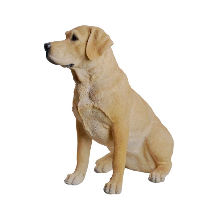 ラブラドール置物 置物 お座りラブラドール・レトリバー 犬 イヌ 特大 高さ54cm woobia
