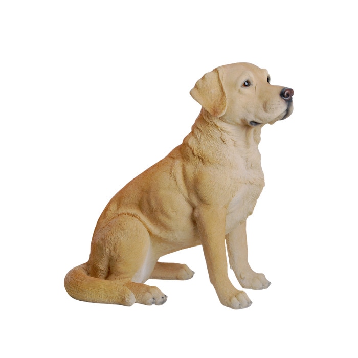 犬 置物 大きい お座りラブラドール・レトリバー 特大 高さ54cm woobia