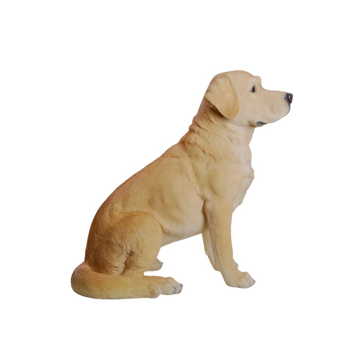 犬 置物 大きい お座りラブラドール・レトリバー 特大 高さ54cm woobia