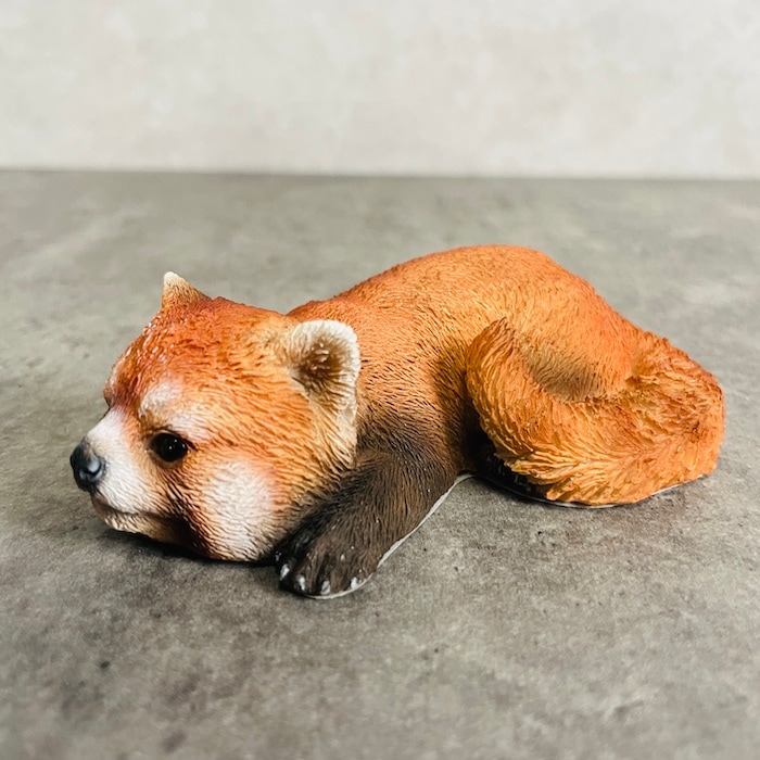 かわいい 置物 レッサーパンダ カップフタ押さえ woobia ウービア